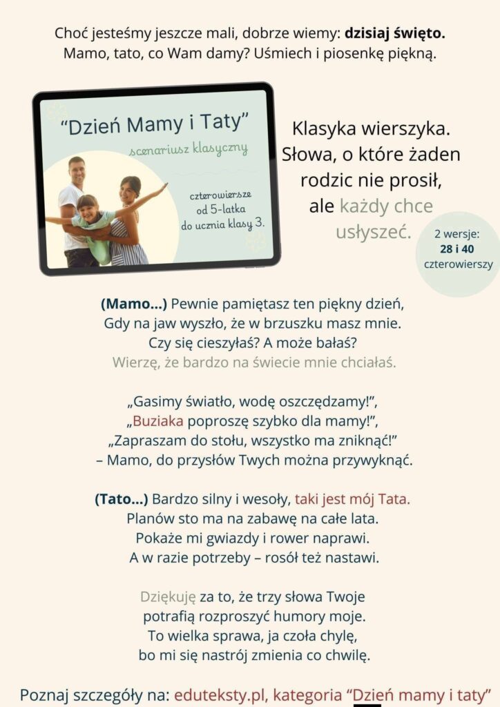 Pakiet Dzień Mamy i Taty – WSZYSTKO Dzien Mamy i Taty