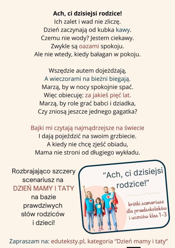 Pakiet Dzień Mamy i Taty – WSZYSTKO ach ci dzisiejsi