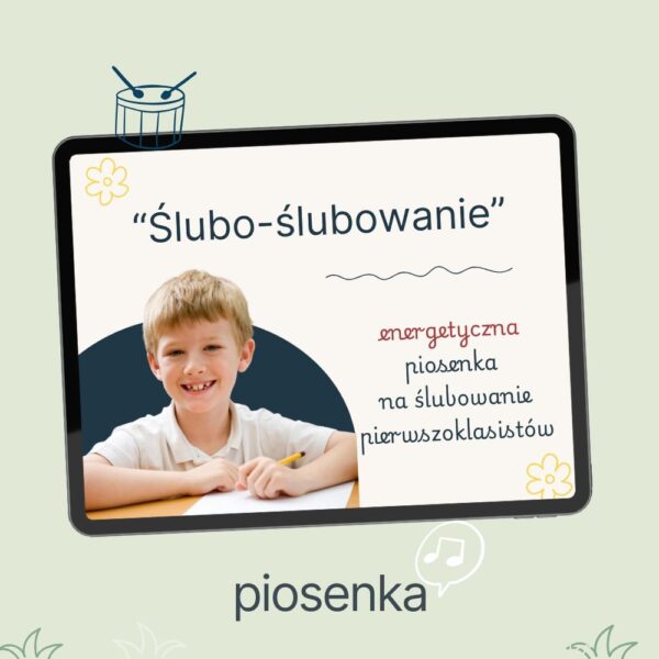 "Ślubo-ślubowanie" - energetyczna piosenka na pasowanie pierwszoklasistów