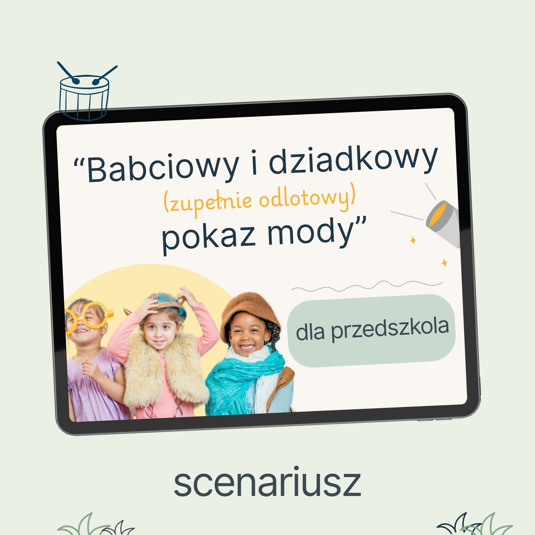 Pokaz mody - wersja dla przedszkolaków (już od 4-latków) Pokaz mody - wersja dla przedszkolaków (już od 4-latków)